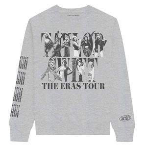 SOLD 🚫 TAYLOR SWIFT THE ERAS TOUR GRAY CREWNECK